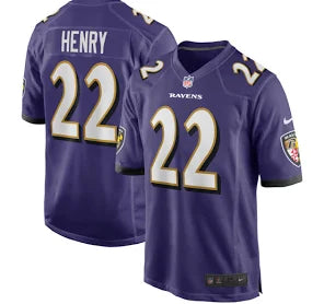 Derrick Henry #22 Baltimore Ravens Nike Home Game Jersey - Purple