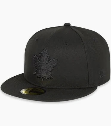 Toronto Maple Leafs New Era Basic Black on Black 59FIFTY Fitted Hat