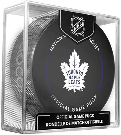 NHL Toronto Maple Leafs Official Game Puck