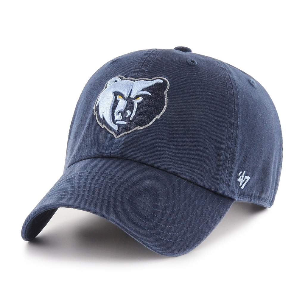 Memphis Grizzlies '47 brand Clean Up Adjustable Hat - Navy