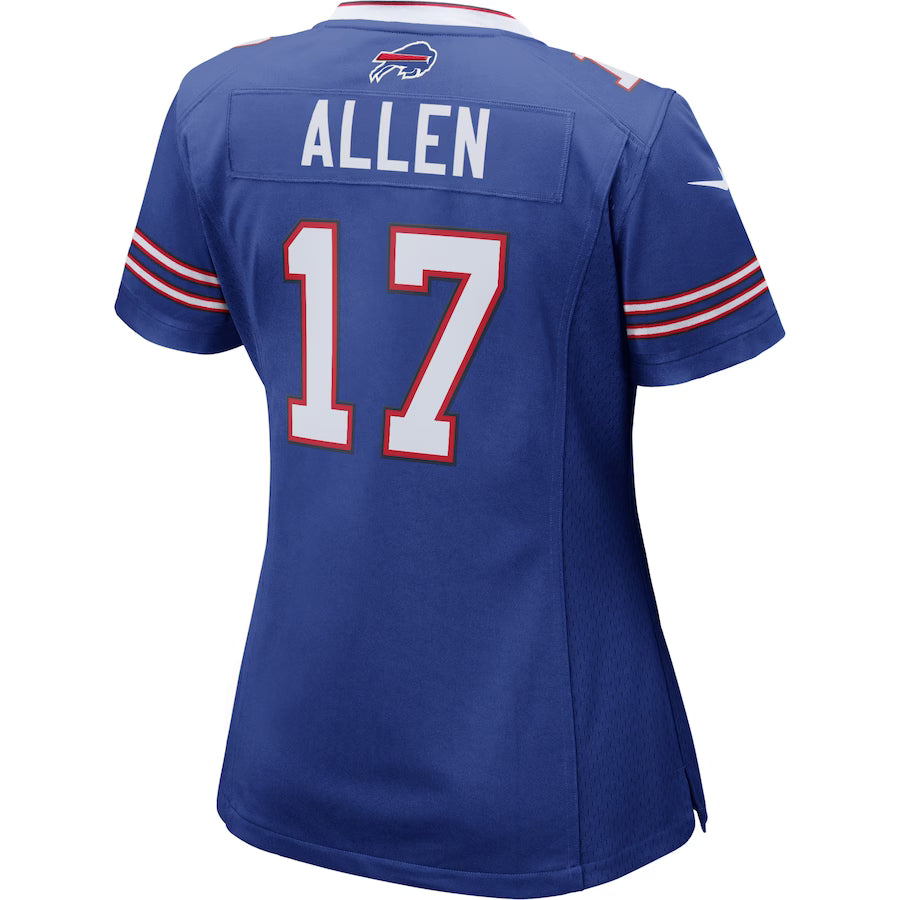 Women's Josh Allen #17 Buffalo Bills Blue - Nike Game Finished Player Jersey