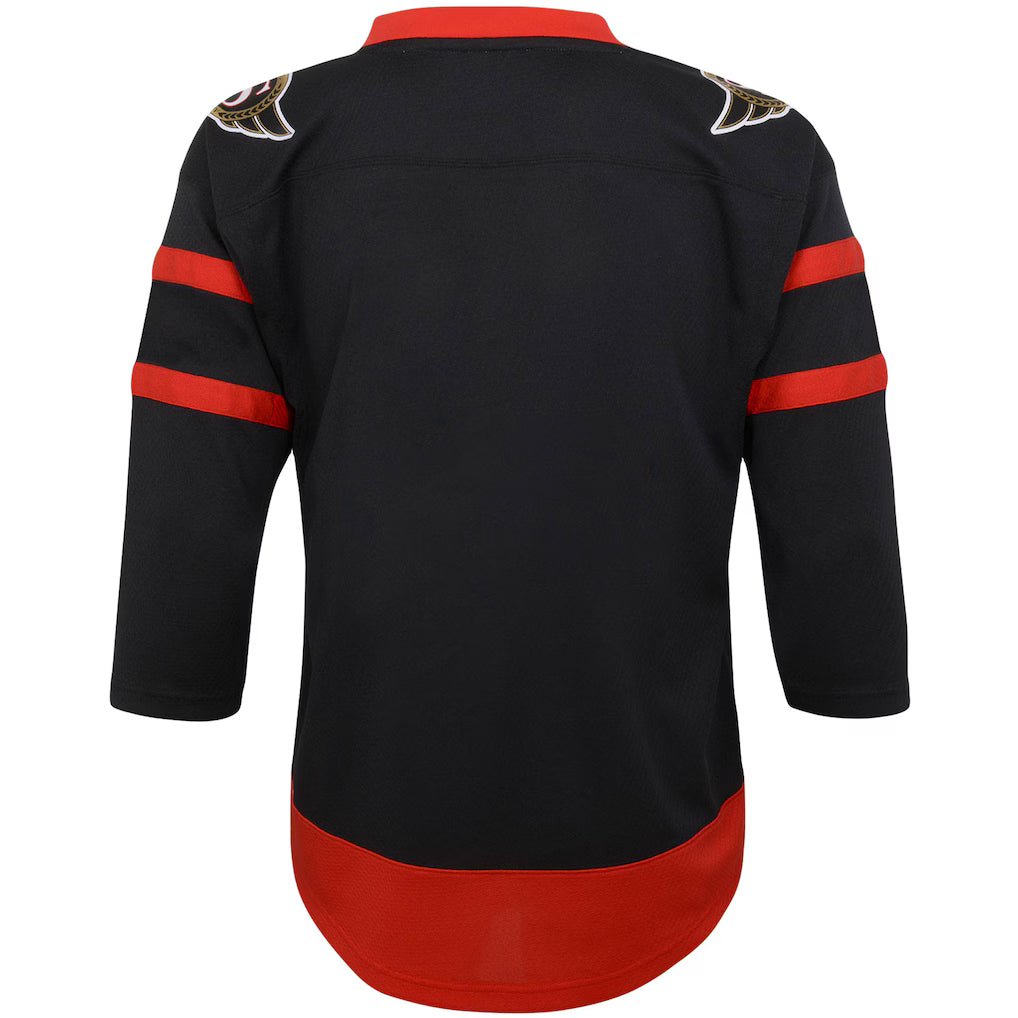 Youth Ottawa Senators Home Replica Jersey - Black
