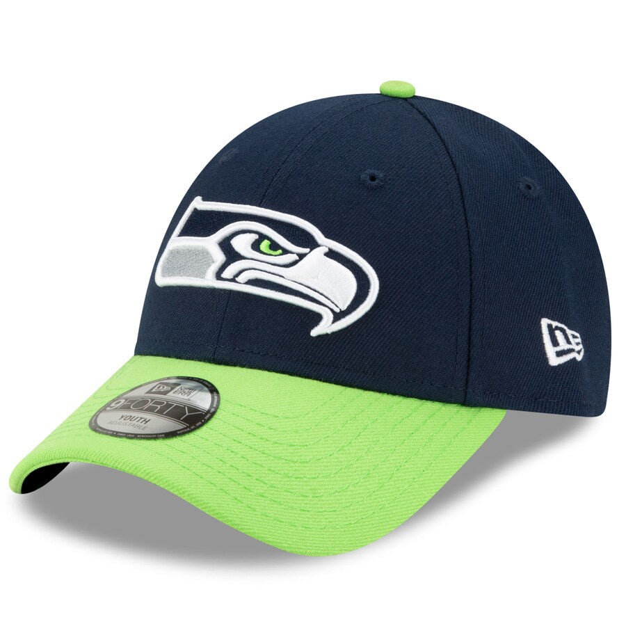 Youth Seattle Seahawks New Era 9FORTY League Adjustable Hat - Pro League Sports Collectibles Inc.