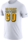 Green Bay Packers White Local Pack Performance T-Shirt - Nike - Pro League Sports Collectibles Inc.