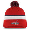 Washington Capitals Fanatics Branded 2020 NHL Draft Authentic Pro Cuffed Pom Knit Hat - Pro League Sports Collectibles Inc.
