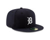 Detroit Tigers New Era Navy/White Authentic Collection On-Field Home 59FIFTY Fitted Hat - Pro League Sports Collectibles Inc.