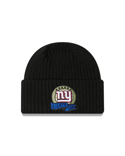 New York Giants New Era Salute To Service 2022 Sport Cuffed Knit Hat - Pro League Sports Collectibles Inc.