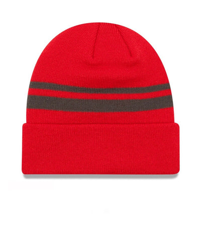 Tampa Bay Buccaneers Primary Logo New Era Red - Cuffed Knit Toque - Pro League Sports Collectibles Inc.