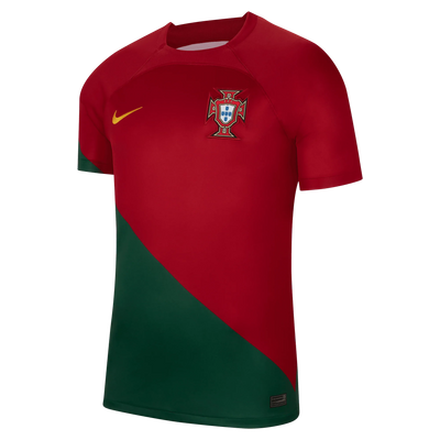 Portugal National Team World Cup 2022 Stadium Red Home Nike Jersey - Pro League Sports Collectibles Inc.