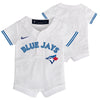 Infant Toronto Blue Jays Nike White Home Replica Team Jersey Romper - Pro League Sports Collectibles Inc.