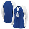 Women’s Toronto Maple Leafs Fanatics Iconic Long Sleeve Breakout Shirt - Pro League Sports Collectibles Inc.