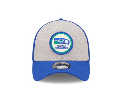 Seattle Seahawks New Era 2022 Sideline 39THIRTY Historic Flex Hat - Heathered Gray/Blue - Pro League Sports Collectibles Inc.