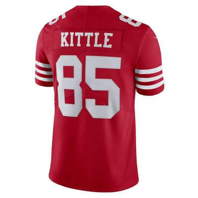 George Kittle #85 San Francisco 49ers Scarlet Nike Vapor Limited Jersey - Pro League Sports Collectibles Inc.