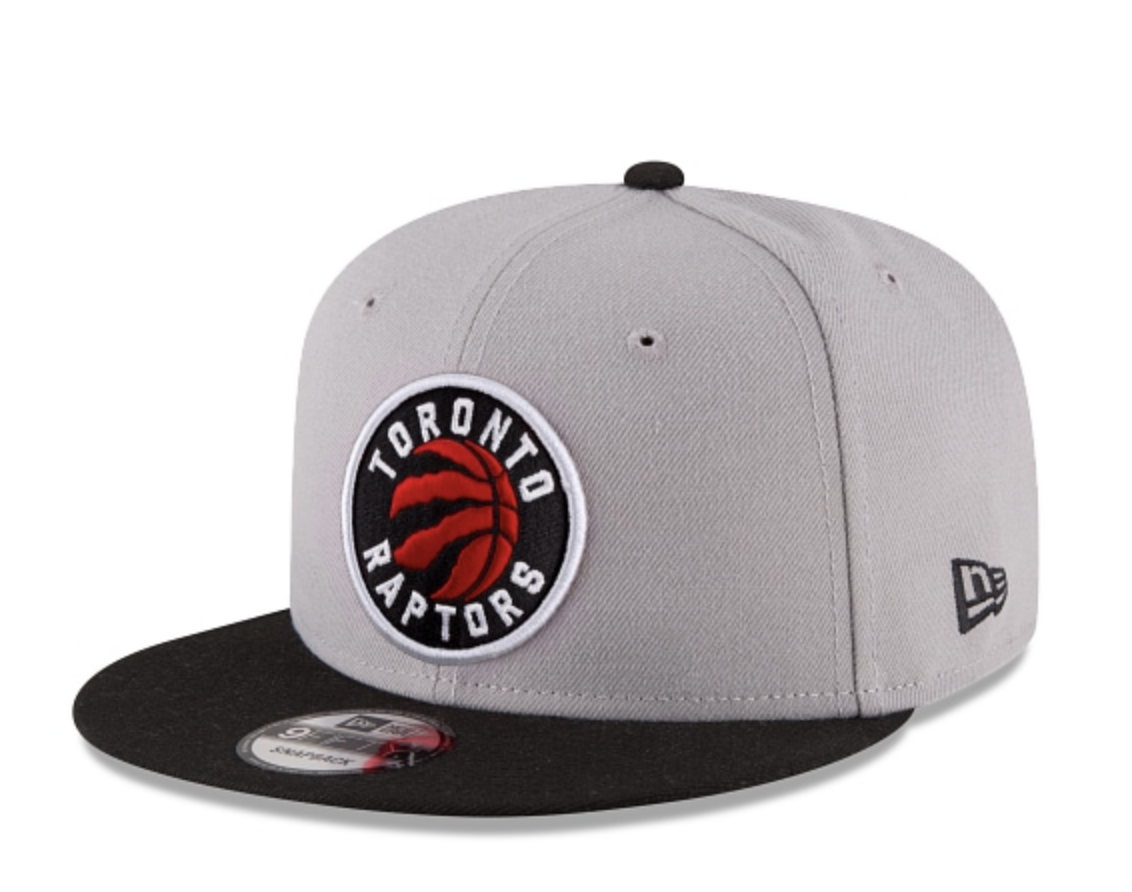 Youth Toronto Raptors Basic New Era 9Fifty Hat Grey Black Pro League Sports Collectibles Inc