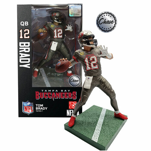 Tom Brady #12 Tampa Bay Buccaneers NFL Series 1 CHASE Import Dragon 6" Figure - Pro League Sports Collectibles Inc.