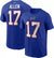 Buffalo Bills Josh Allen #17 Name & Number T-Shirt - Blue