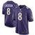 Lamar Jackson #8 Baltimore Ravens -Purple Nike Game Finished Player Jersey
