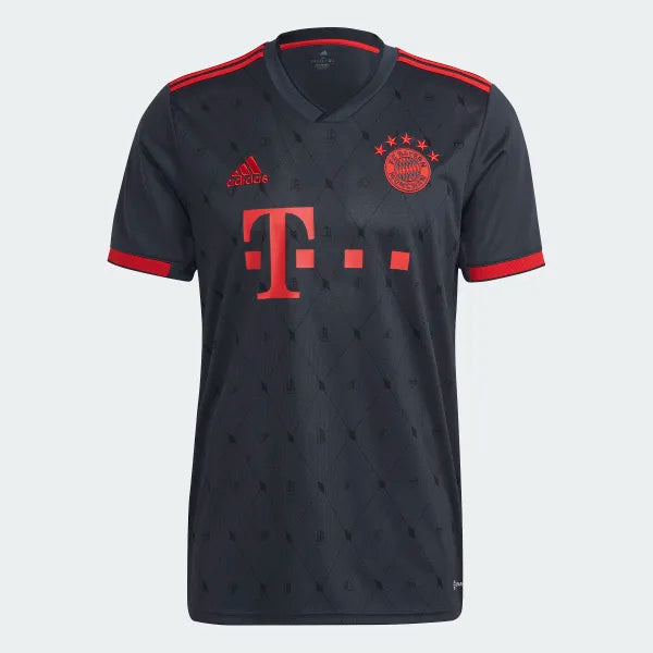 Bayern Munich FC Adidas 2022 23 Black 3rd Jersey Pro League Sports Collectibles Inc