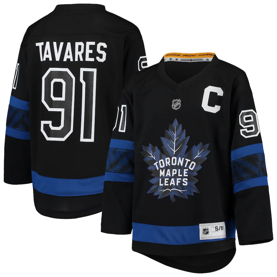 Youth Toronto Maple Leafs John Tavares 91 Alternate Premier Reversibl Pro League Sports Collectibles Inc