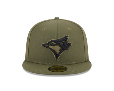 Toronto Blue Jays Camo Armed Forces 2023 On-Field New Era 59FIFTY Fitted Hat - Pro League Sports Collectibles Inc.