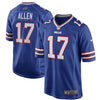 Josh Allen #17 Buffalo Bill Royal Blue - Nike Game Finished Player Jersey - Pro League Sports Collectibles Inc.