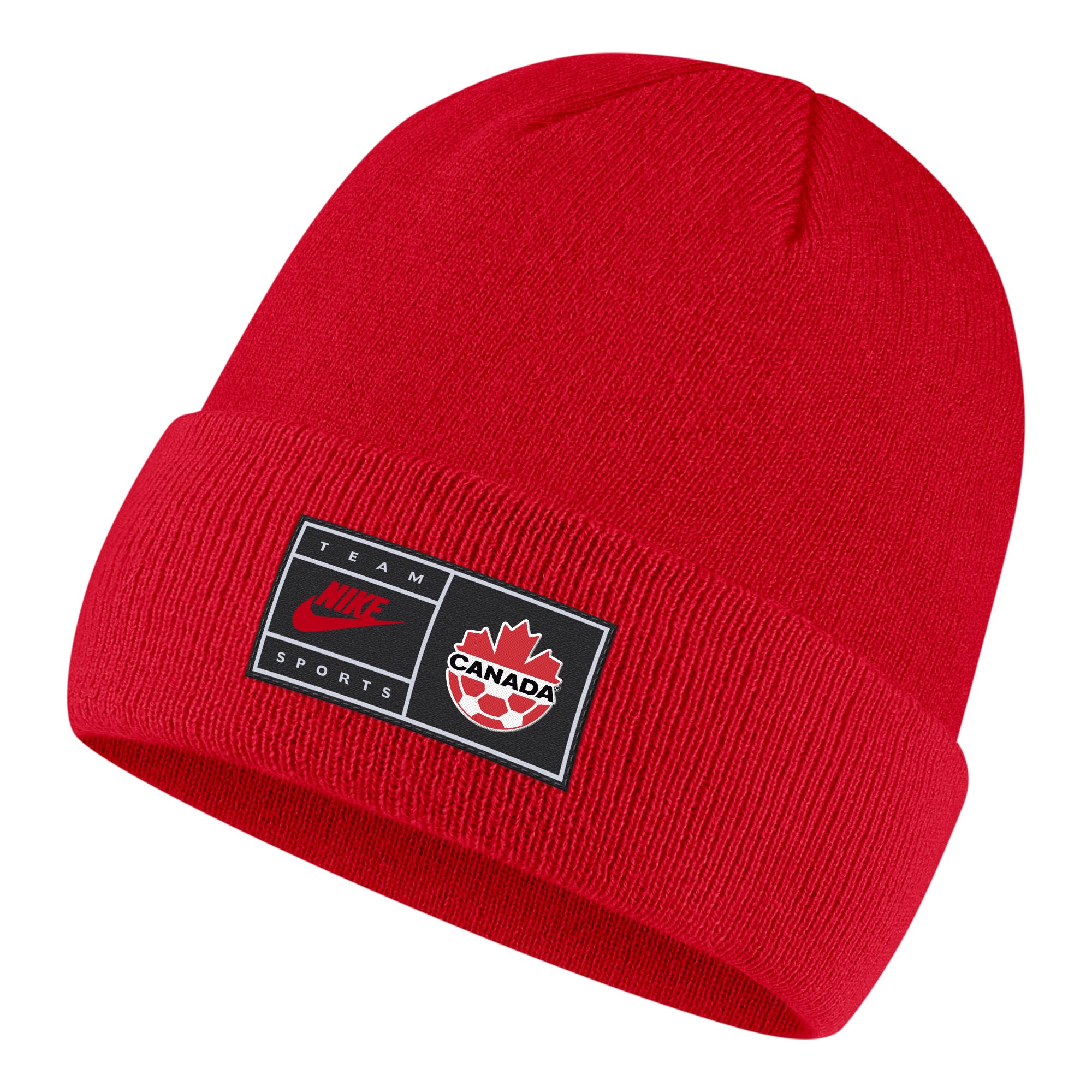 Canada Soccer National Team Wordmark Nike Cuffed Beanie Knit Toque