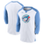 Toronto Blue Jays Nike White/Powder Blue Rewind 3/4-Sleeve T-Shirt