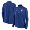Women’s Toronto Blue Jays Nike Pacer Quarter-Zip Long Sleeve Top - Royal - Pro League Sports Collectibles Inc.