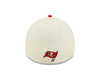 Tampa Bay Buccaneers 2022 Sideline New Era Cream/Red - 39THIRTY 2-Tone Flex Hat - Pro League Sports Collectibles Inc.