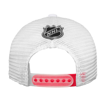 Youth Detroit Red Wings Fanatics Branded 2022 NHL Draft Authentic Pro On Stage Trucker Adjustable Hat - Pro League Sports Collectibles Inc.