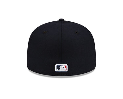 Cleveland Guardians New Era Navy Authentic Collection On-Field Road 59FIFTY Fitted Hat - Pro League Sports Collectibles Inc.