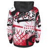 Youth Toronto Raptors Spray Ball Sublimated Pullover Hoodie - Pro League Sports Collectibles Inc.