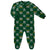 Infant Green Bay Packers Raglan Zip-Up Coverall Sleeper