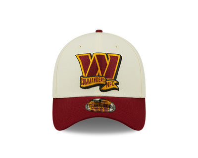 Washington Commanders 2022 Sideline New Era Cream/Red - 39THIRTY 2-Tone Flex Hat - Pro League Sports Collectibles Inc.