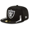 Las Vegas Raiders New Era 2021 Sideline Home 9Fifty Snapback Hat - Pro League Sports Collectibles Inc.