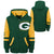 Youth Green Bay Packers Full Zip Fleece Hoodie