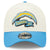 Los Angeles Chargers 2022 Sideline New Era Cream/Blue - 39THIRTY 2-Tone Flex Hat