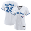 Women’s Toronto Blue Jays Matt Chapman #26 Nike White Home Replica Game Jersey - Pro League Sports Collectibles Inc.