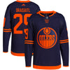 Edmonton Oilers Leon Draisaitl #29 Adidas Navy Alternate Authentic Pro Player - Jersey - Pro League Sports Collectibles Inc.