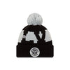Las Vegas Raiders New Era Black/Gray 2020 NFL Sideline - Official Sport Pom Cuffed Knit Toque - Pro League Sports Collectibles Inc.