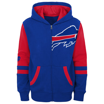 Youth Buffalo Bills Full Zip Fleece Hoodie - Pro League Sports Collectibles Inc.