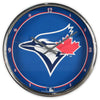 Toronto Blue Jays MLB Chrome Clock - Pro League Sports Collectibles Inc.