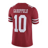 Jimmy Garoppolo San Francisco 49ERS Scarlet Nike Limited Jersey - Pro League Sports Collectibles Inc.