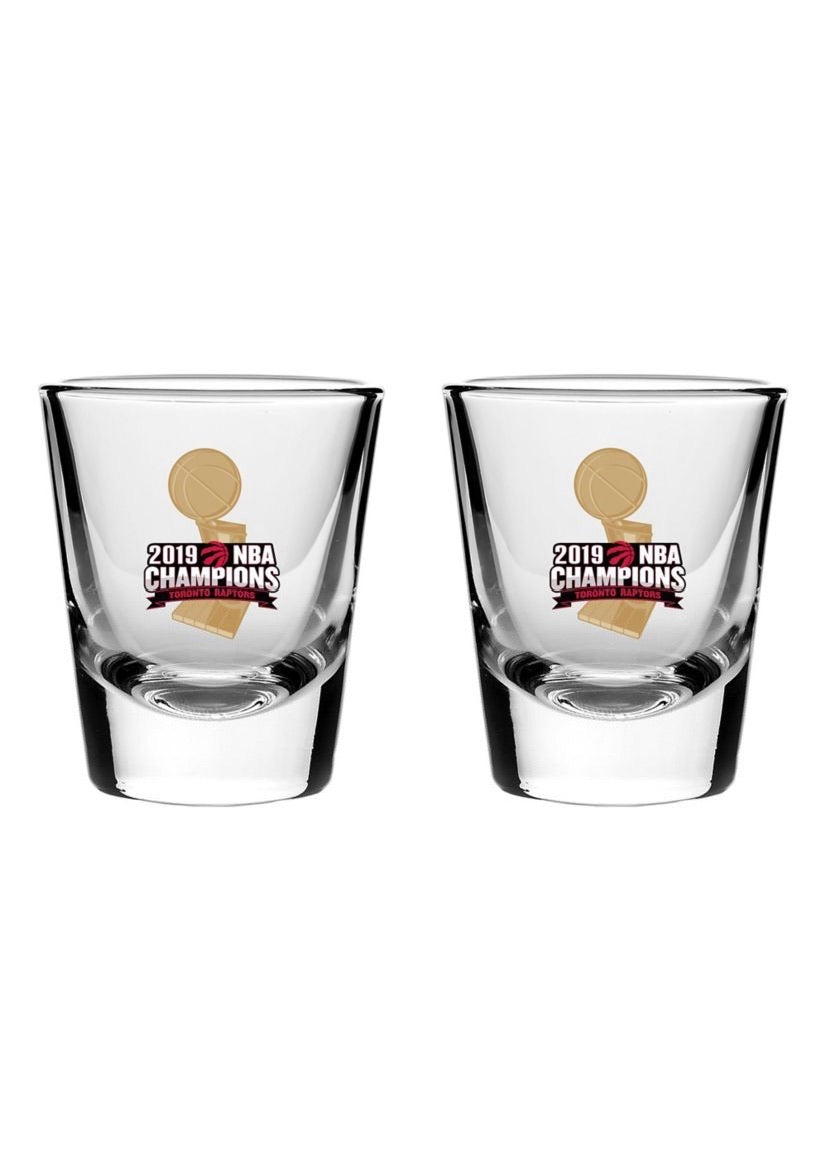 TORONTO RAPTORS CHAMPIONSHIP SHOT GLASS SET, 2pk - Pro League Sports Collectibles Inc.
