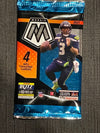 2021 Panini NFL Mosaic Retail Exclusive Football - 1 Pack / 4 Cards per pack  (Reactive Blue Parallels) - Pro League Sports Collectibles Inc.