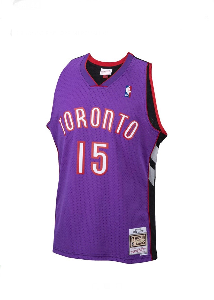Vince Carter Toronto Raptors Mitchell & Ness 1999-00 Hardwood Classic Swingman Purple Jersey - Pro League Sports Collectibles Inc.