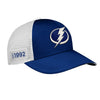 Youth Tampa Bay Lightning Fanatics Branded 2022 NHL Draft Authentic Pro On Stage Trucker Adjustable Hat - Pro League Sports Collectibles Inc.