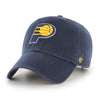 Indiana Pacers Navy NBA 47 Brand Clean Up Adjustable Buckle Back Hat - Pro League Sports Collectibles Inc.