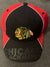 Youth Chicago Blackhawks Second Season Red/Black Stretch Fit Hat