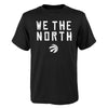 Child Toronto Raptors Black We The North Logo T-Shirt - Pro League Sports Collectibles Inc.